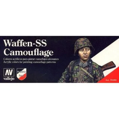 70180 Vallejo Model Color Waffen-SS Camouflage Set Uniform SS Farben