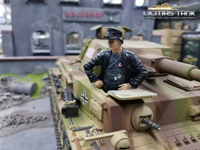 F1009 licmas-tank Tiger Panzer Soldat