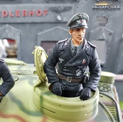 licmas-tank figur F1012 Panzer Kommandant bemalt