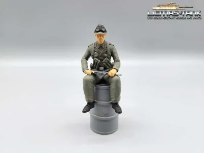 Rider 1 Resin figure painted for 1:16 Torro Sd.Kfz. 251/1 Ausf. D half-track vehicle