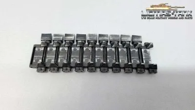 Sparepart Track Links Metal Sherman Torro with Duckbills 1/16