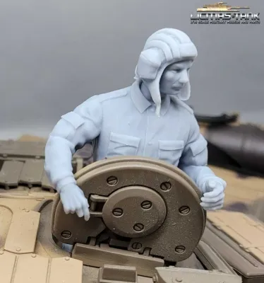 1/16 Panzer Soldat für russischen Panzer T90 Figur unbemalt LT002