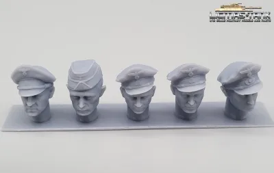 1/16 figures Famous heads German soldiers WW2