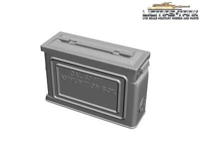 1/16 US Army ammo boxes M1 Caliber 30 WW2 Resin