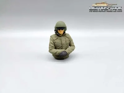 1:16 IDF soldier for Merkava RC tank painted resin figure
