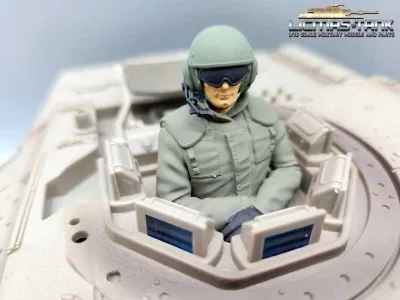 1:16 IDF soldier for Merkava RC tank painted resin figure