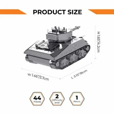 Metal Time Tank M4 Sherman (World of Tanks) constructor kit
