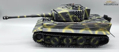 RC Panzer 2.4 GHz Tiger 1 Tiki Taigen V3 BB +Servo +Kanonenrauch Metall-Edition 360°