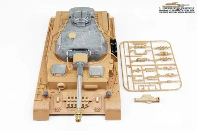 Taigen Panzer 4 Oberwanne mit Metallturm 360 6mm Schussfunktion 1:16