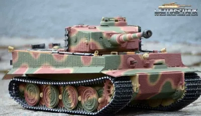 RC Tank 2.4 GHz Tiger 1 Late Version Normandy 1944 -Taigen V3 - 6mm Shooting Version