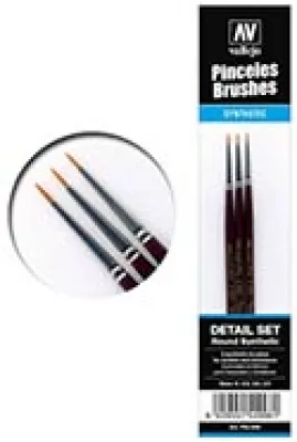 Brushes: Vallejo Brush Set Detail Toray (3) (4/0, 3/0, 2/0)
