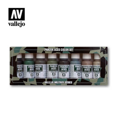 Vallejo Panzer Aces No 5 Model Color Set 70128 Deutsche Uniformen