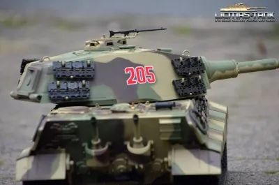 1/16 RC Panzer Königstiger mit Henschel-Turm BB+IR - Heng Long Torro Edition