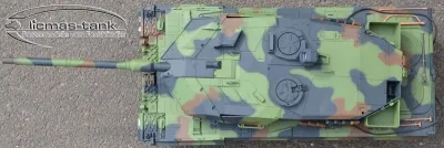 1/16 Leopard 2A6 Smoke & Sound Steelgearset Heng Long BB + IR V-7.0 Amewi Edition