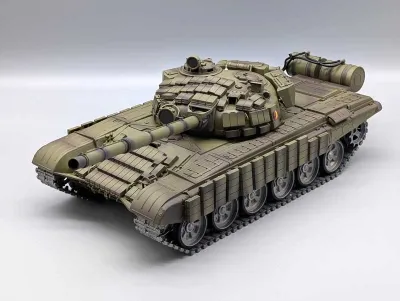 RC Tank Russian T-72 ERA Heng Long 1:16 Smoke & Sound Steel Gear 2.4GHz V7.0 PRO