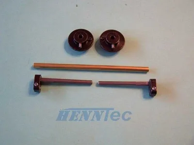 HennTec High Quality track tensioning system for the Tiger I plastic chassis 1:16 Item No. 011