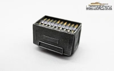 1/16 US Army open ammunition box M2 Caliber 50 WW2 Resin painted