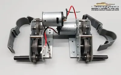 Original Heng Long RC Panzer Stahl Getriebe Ersatzteil M1A2 Abrams mit Kabel 7.0 Elektronik