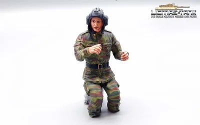 1/16 Panzer Soldat für russischen Panzer T90 Figur Tarn bemalt