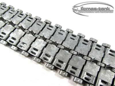 RC Tank Leopard 2 A6 Matotoys metal track set with rubber track pads 1:16