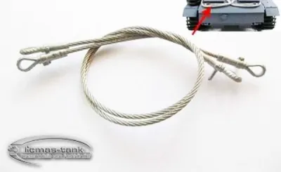 Metal ropes for Panzer Stug 3 color silver