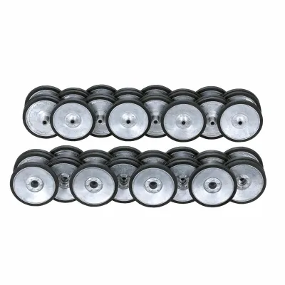 Metal wheels for Tiger 1 early version with rubber covers 1/16