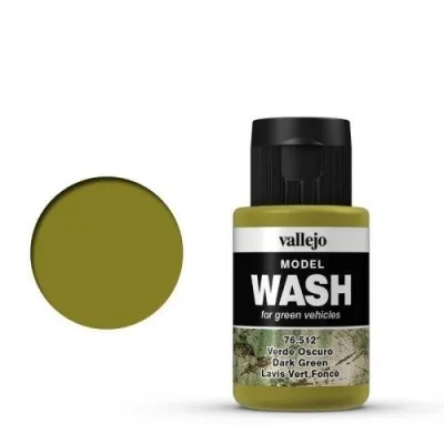 Vallejo Model Wash Dark Green 35ml 76512