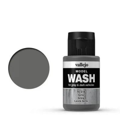 1 phial (35 ml) Vallejo 76516 Model WASH Grey
