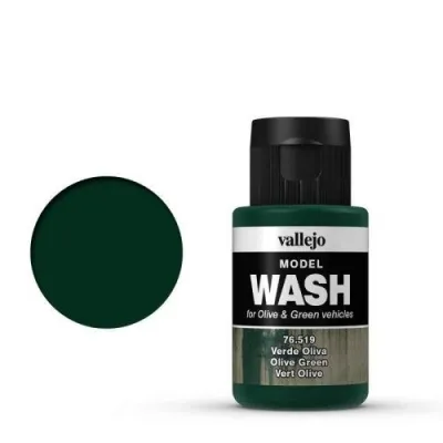 1 phial (35 ml) Vallejo 76519 Model WASH Olive Green