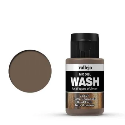 Vallejo Model Wash Oiled Earth ( geölte Erde) 76521 35ml Farbe