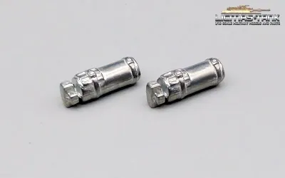 2 Metall Feuerlöscher Modellbau Wehrmacht Panzer