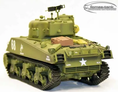 RC Tank Sherman M4A3 Heng Long 1:16 Steelgears BB + IR 2.4Ghz V7.0