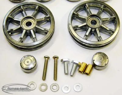 Metal Sprocket and idler wheels for Panzer III