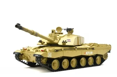 RC tank British Challenger 2 Heng Long 1:16 steel gear 2.4Ghz V6.0