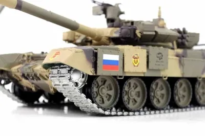 RC Tank Russia T90 Heng Long 1:16 Steel Gear and Metal Tracks with Smoke and Sound 2.4Ghz V7.0