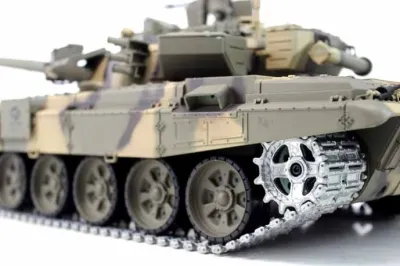 RC Panzer Russland T90 Heng Long 1:16 Stahlgetriebe und Metallketten 2,4Ghz V7.0