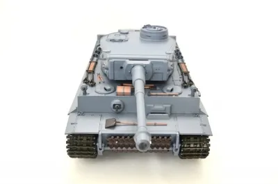 RC Tank Tiger I Heng Long 1:16 gray with steel gear 2.4GHz - V 7.0