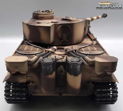 RC Panzer 2.4 GHz Tiger 1 Camouflage Taigen V3 IR + Kanonenrauch Metall-Edition 360°