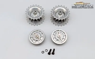 Metall Treibräder & Leiträder Set Heng Long Tiger 1 Frühe Version