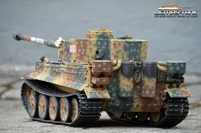 RC Panzer 2.4 GHz Tiger 1 RUSSIA SPRING 1943 ***Taigen Metall-Edition 360° *** 6mm Schussfunktion licmas-tank 1:16