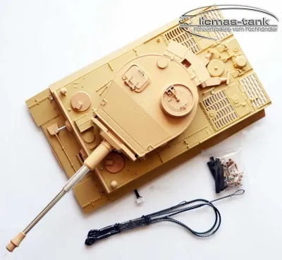 Tiger 1 upper hull with a tower IR recoil System 1:16