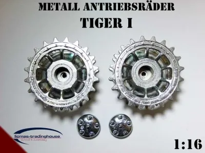 Metal drive wheels Heng Long Tiger