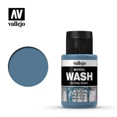 1 phial (35 ml) Vallejo 76524 Model WASH Blue Grey