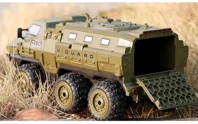Amewi V-Guard gepanzertes Fahrzeug 6WD 1:16 RTR, olivgrün