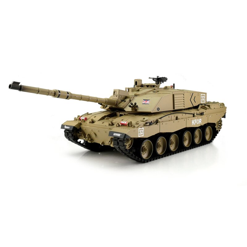 Henglong 1/16 6.0 Upgraded Challenger II RTR RC Tank 3908 Metal Tracks Model 