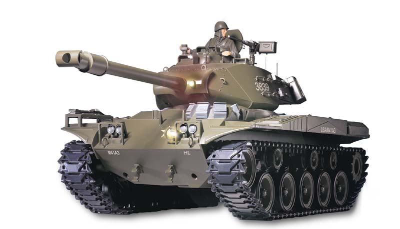 Wegversperring brandstof Paradox RC Tank Walker Bulldog M41 Heng Long 1:16 Standard Line IR/BB