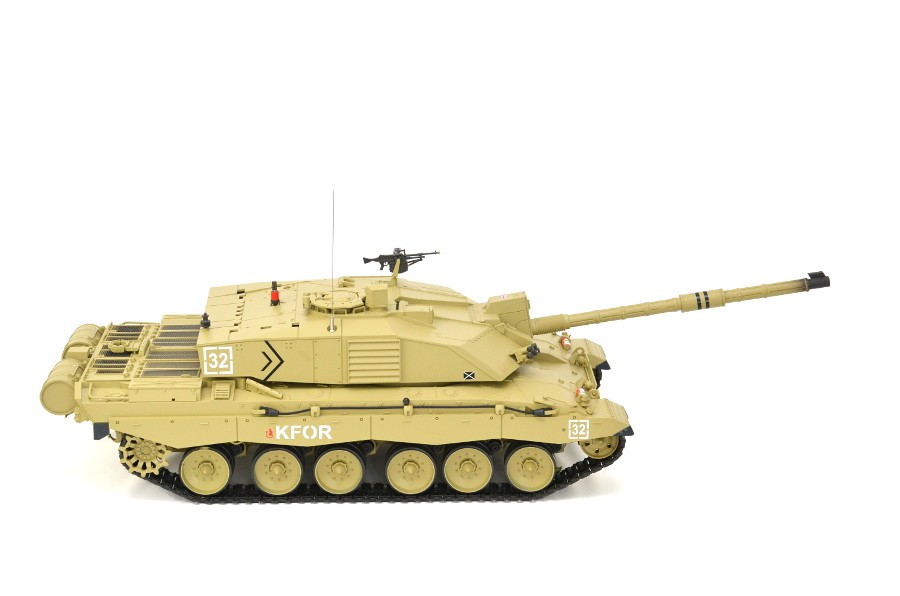 RC tank British Challenger 2 with metal tracks BB IR Heng Long 1