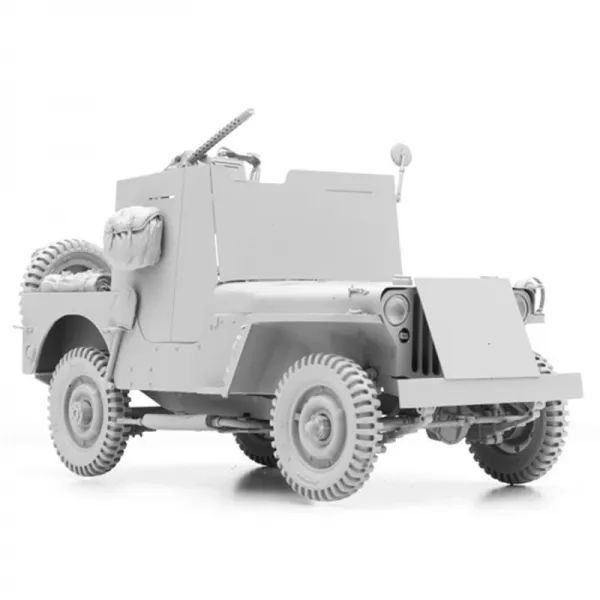 1/16 Kit WW II Willys Jeep armored
