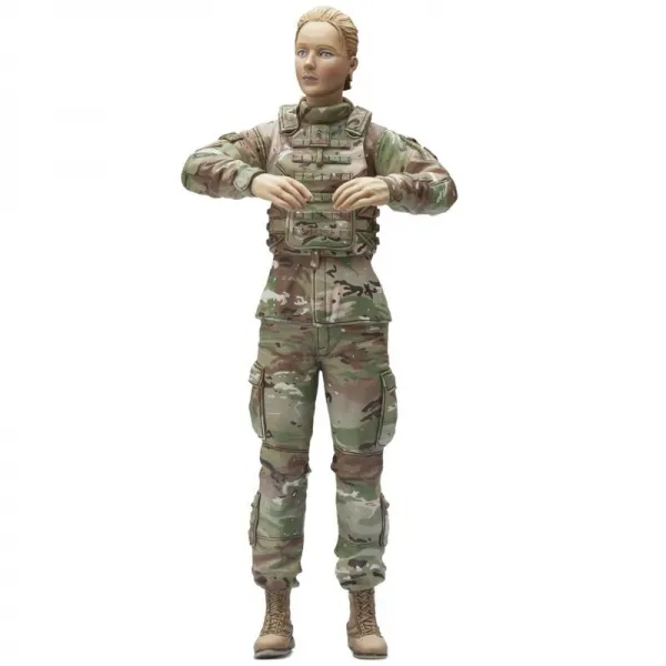 US Female Tank Commander Model Kit (SOL Model) Scale 1/16
