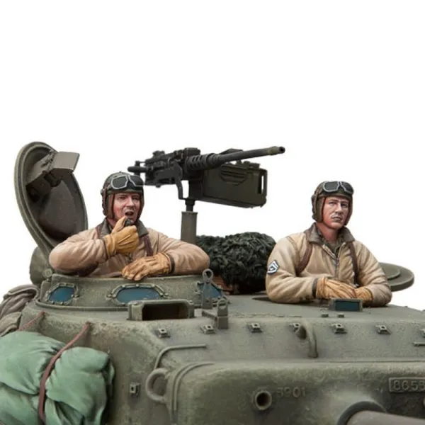 Amerikanische Panzer Besatzung Set 5 - Figurenbausatz - Maßstab 1/16 (SOL Model)